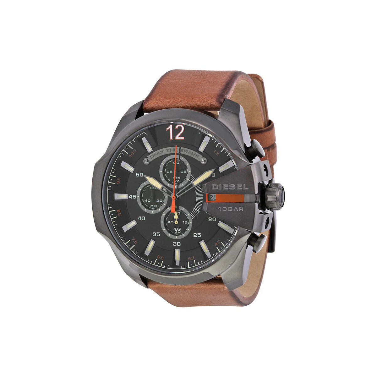 DIESEL MEGA CHIEF MENS CHRONOGRAPH WATCH DZ4343 BROWN - WARRANTY - RRP 249.00 DIESEL MEGA CHIEF MENS CHRONOGRAPH WATCH DZ4343 BROWN - WARRANTY - RRP 249.00
