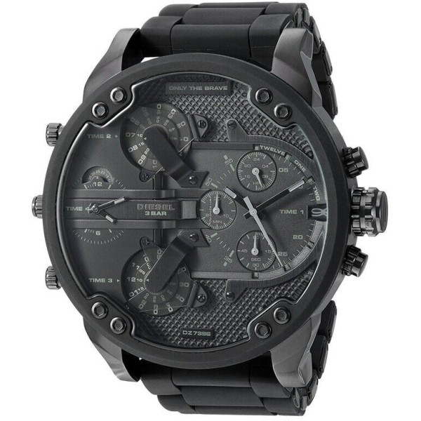 Diesel Mr daddy 2.0 mens chronograph watch DZ7396 black  warranty  RRP 409.00