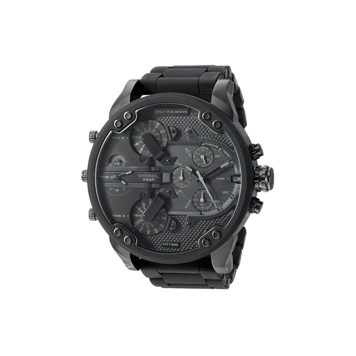 Diesel Mr daddy 2.0 mens chronograph watch DZ7396 black  warranty  RRP 409.00