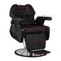 HAIR SYSTEM Barber Chair Barber Chair NEW YORK Black-
