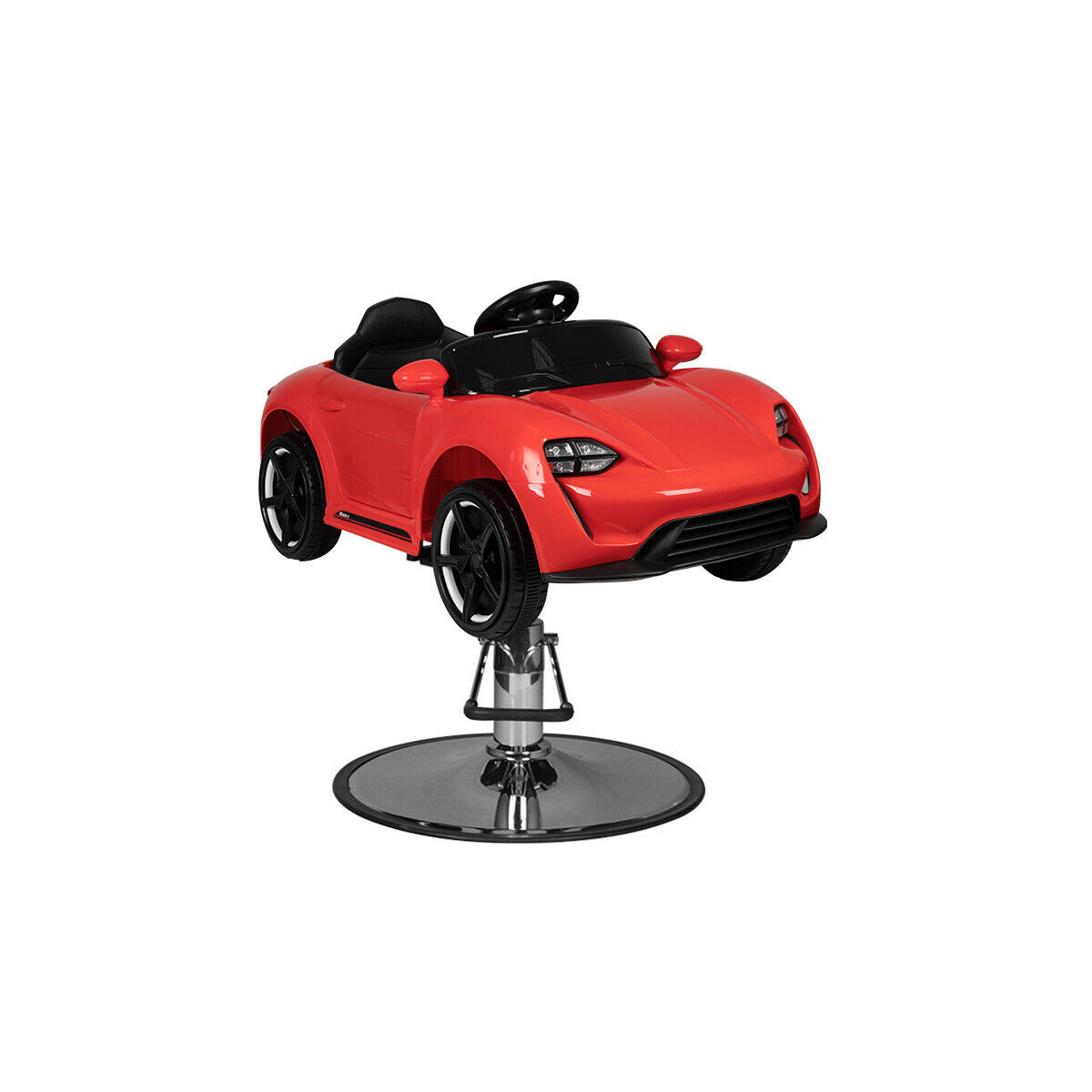 Barber chair hairdresser chair children's chair car PR red- Barber chair hairdresser chair children's chair car PR red-