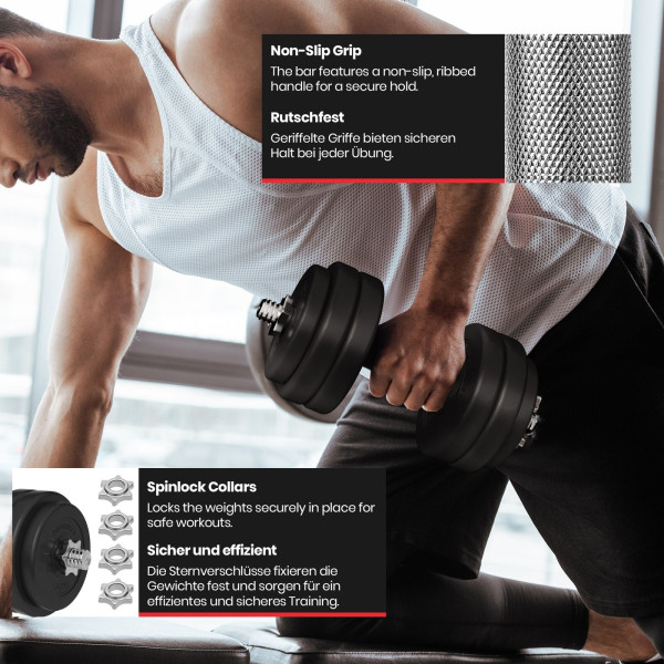 PhysicsÂ® dumbbell set 30 kg dumbbell discs dumbbell set dumbbells-