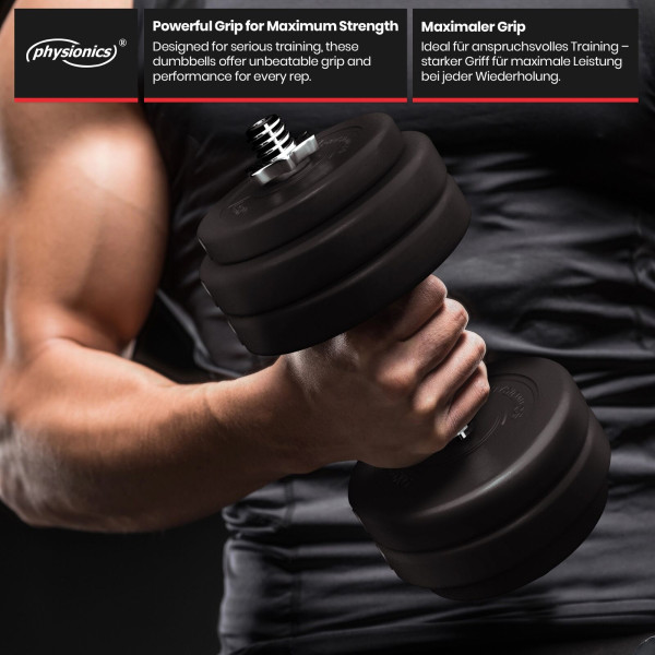 PhysicsÂ® dumbbell set 30 kg dumbbell discs dumbbell set dumbbells-