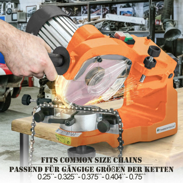 TIMBERTECHÂ® Saw Chain Sharpener Electric Chain sharpener chain grinder-