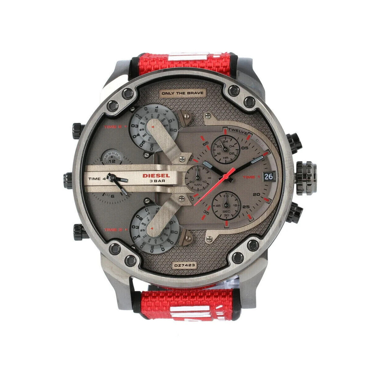 DIESEL MR DADDY 2.0 MENS CHRONOGRAPH WATCH DZ7423 GREY - WARRANTY - RRP 369.00