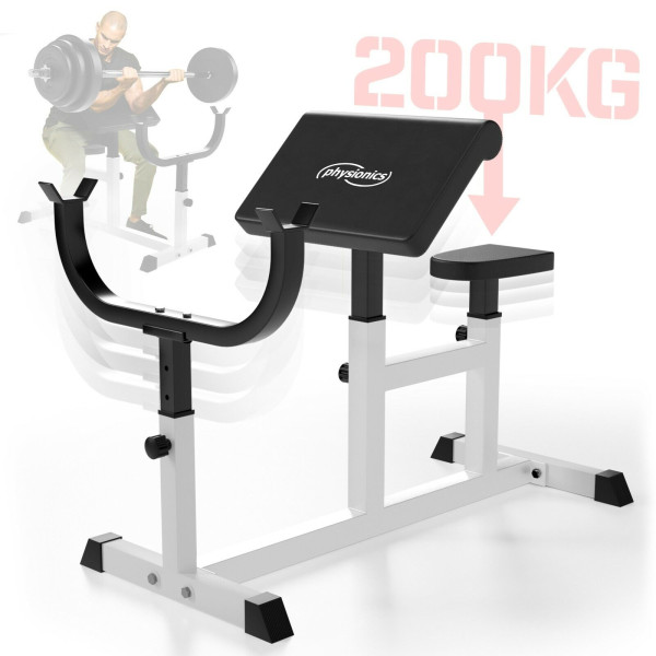 Physionics Â® curl bench biceps bench curl bench Scott bench weight bench curl desk biceps-
