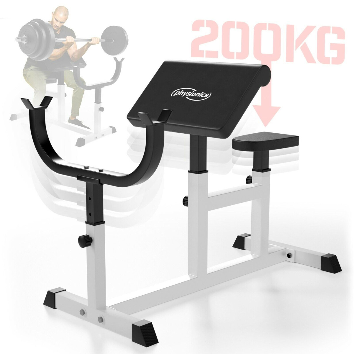 Physionics ® curl bench biceps bench curl bench Scott bench weight bench curl desk biceps- Physionics ® curl bench biceps bench curl bench Scott bench weight bench curl desk biceps-