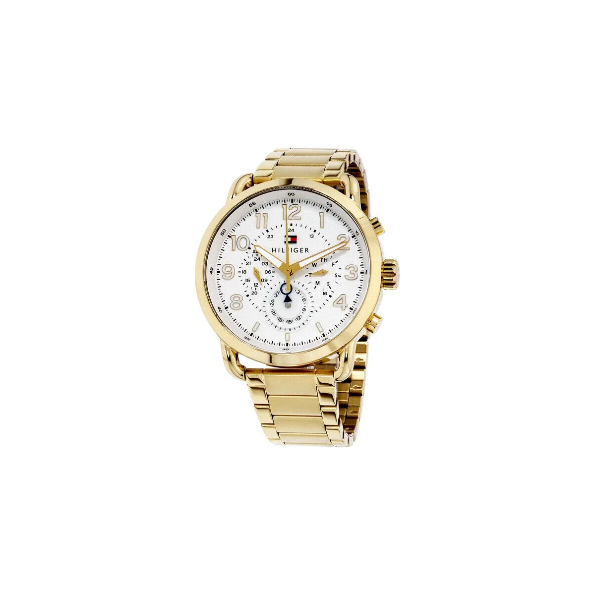 TOMMY HILFIGER BRIGGS MENS WATCH 1791455 GOLD - WARRANTY - RRP 229.00