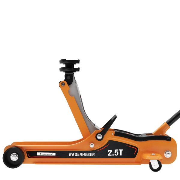 TimbertechÂ® Trolley Jack Hydraulic 2.5T Shunting Jack Car Jack with Case-