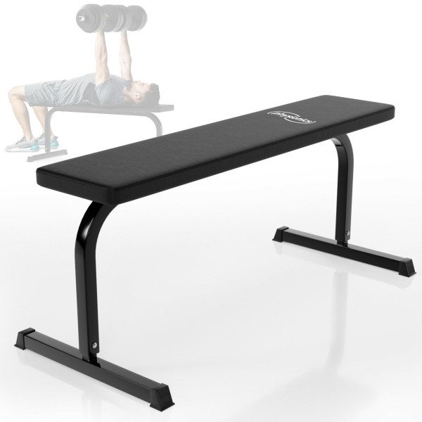 PhysicsÂ® flat bench dumbbell bench training bench fitness bench abdominal trainer-