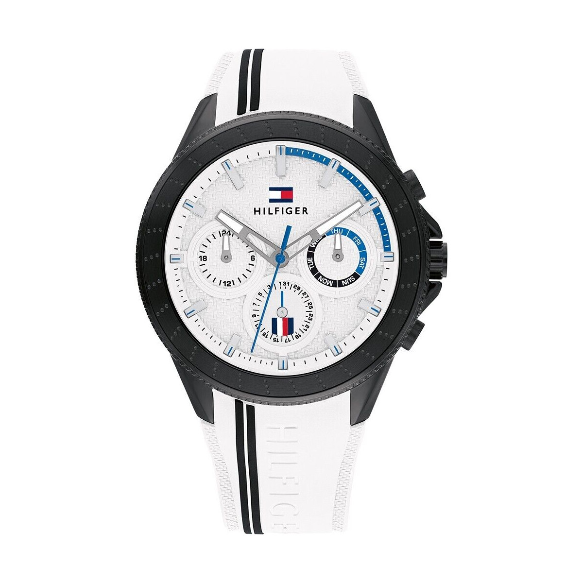 TOMMY HILFIGER MENS AIDEN WATCH 1791862 WHITE - WARRANTY - RRP 179.00