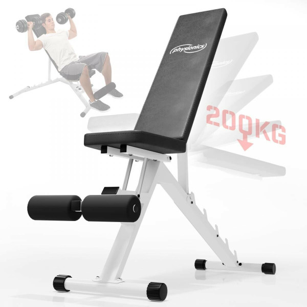 PhysicsÂ® dumbbell bench folding training bench inclined bench flat bench abdominal trainer-