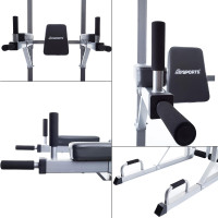ScSPORTS Gymtower-Kraftturm, grey, approx. 115 x 217 x 110 CM