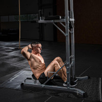 ScSPORTS Gymtower-Kraftturm, grey, approx. 115 x 217 x 110 CM