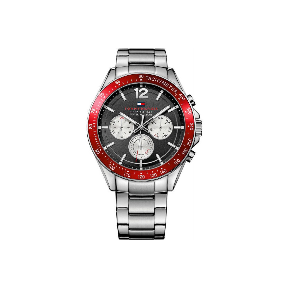 TOMMY HILFIGER LUKE MENS WATCH 1791122 SILVER - WARRANTY - RRP 199.00