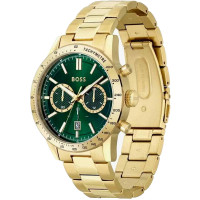HUGO BOSS MENS ALLURE WATCH HB1513923 GREEN DIAL - WARRANTY - RRP 399.00