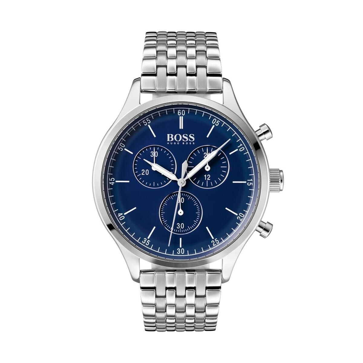 HUGO BOSS MENS COMPANION WATCH HB1513653 BLUE DIAL - WARRANTY - RRP 299.00