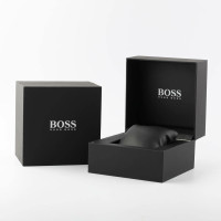 HUGO BOSS MENS COMPANION WATCH HB1513652 BLACK DIAL - WARRANTY - RRP 299.00