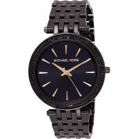 MICHAEL KORS DARCI WOMENS WATCH MK3337 BLACK - WARRANTY - RRP 259.00
