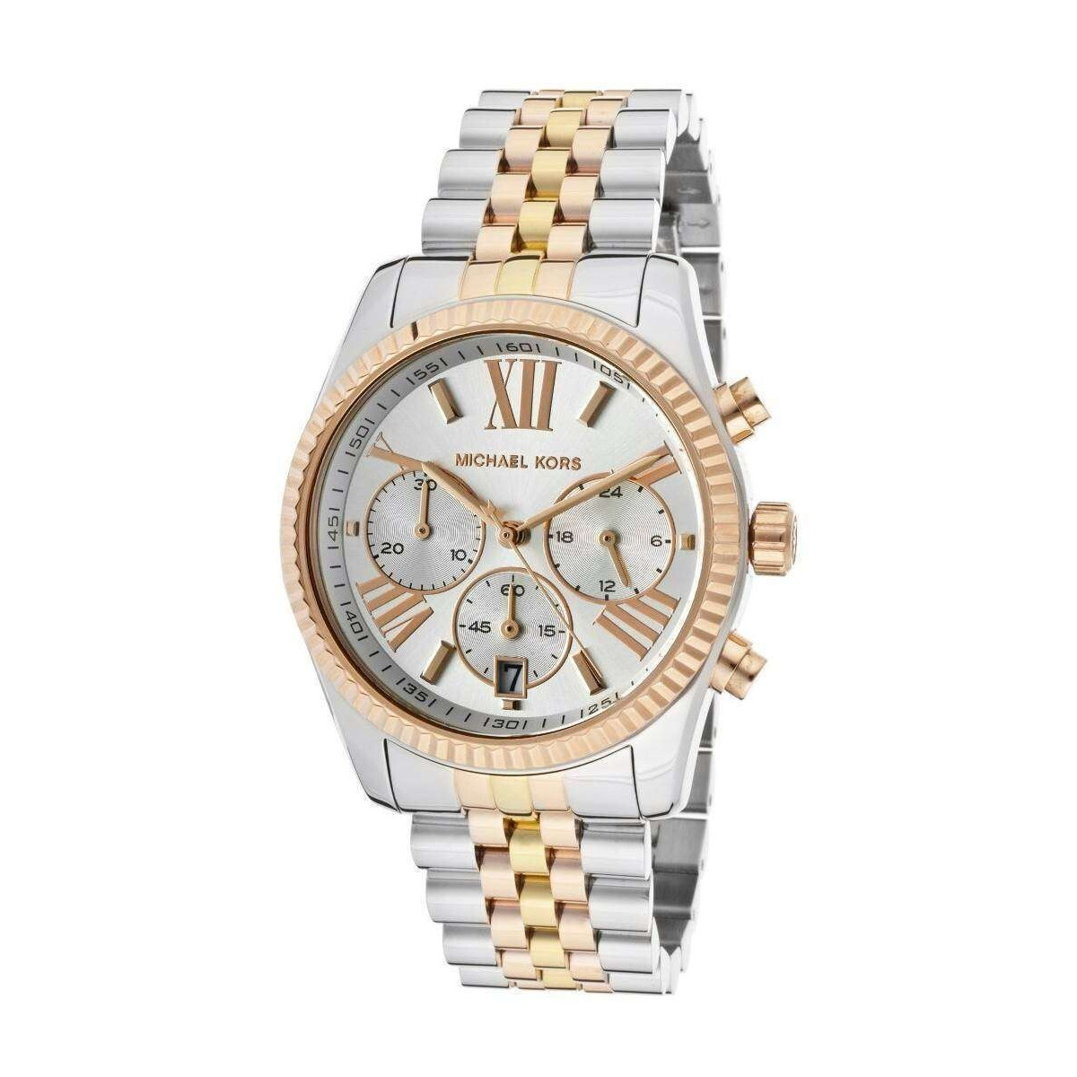 MICHAEL KORS LEXINGTON WOMENS WATCH MK5735 TRI COLOUR - WARRANTY - RRP 269.00