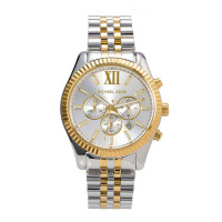 MICHAEL KORS LEXINGTON MENS WATCH MK8344 SILVER - WARRANTY - RRP 269.00