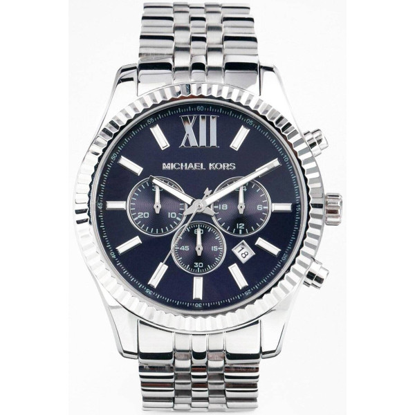 MICHAEL KORS LEXINGTON MENS WATCH MK8280 SILVER - WARRANTY - RRP 269.00