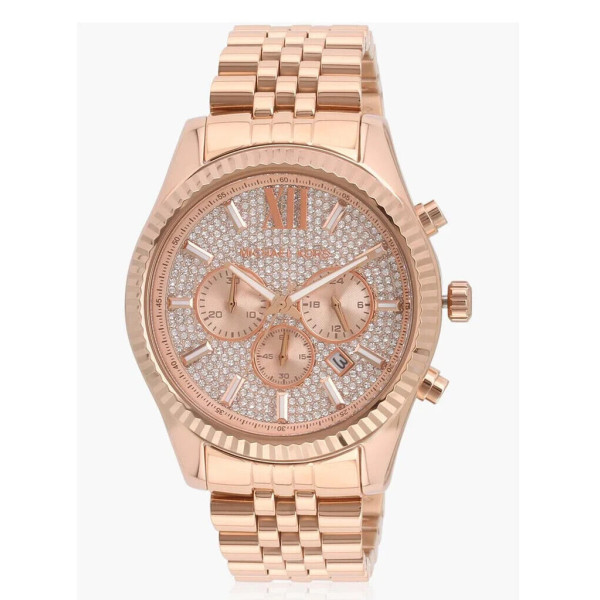 MICHAEL KORS LEXINGTON WOMENS WATCH MK8580 ROSE GOLD - WARRANTY - RRP 279.00