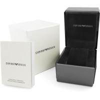 ARMANI MENS CHRONO WATCH AR5857 BLACK DIAL - CERTIFICATE - WARRANTY - RRP 399.00