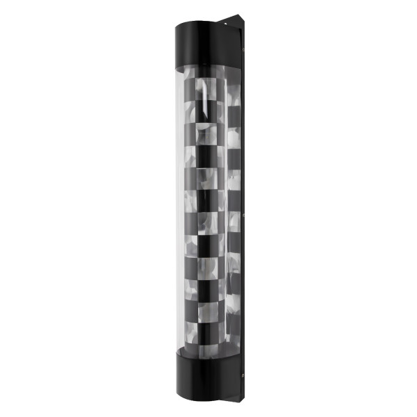 34.4" Barber Shop Pole Rotating Light LED Checks Pole Light Hair Salon Sign