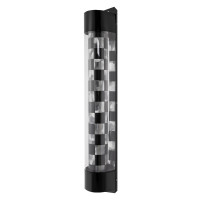 34.4" Barber Shop Pole Rotating Light LED Checks Pole Light Hair Salon Sign