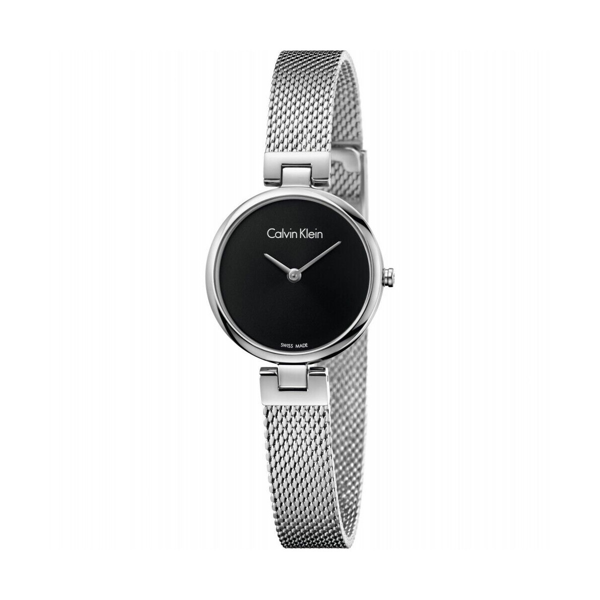 CALVIN KLEIN WOMENS CLASSIC WATCH K8G23121 BLACK DIAL - WARRANTY - RRP 239.00