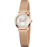 CALVIN KLEIN WOMENS MINIMAL WATCH K3M23626 ROSE GOLD - WARRANTY - RRP 279.00
