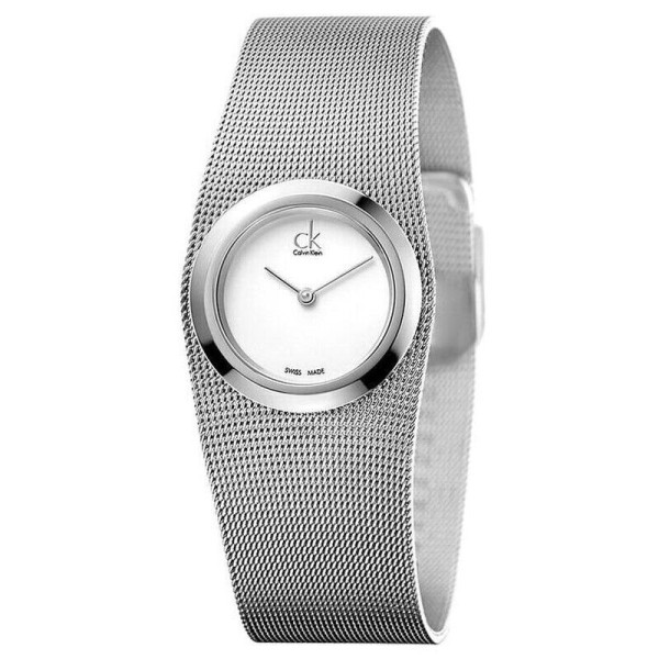 CALVIN KLEIN WOMENS CLASSIC WATCH K3T23126 WHITE DIAL - WARRANTY - RRP 199.00