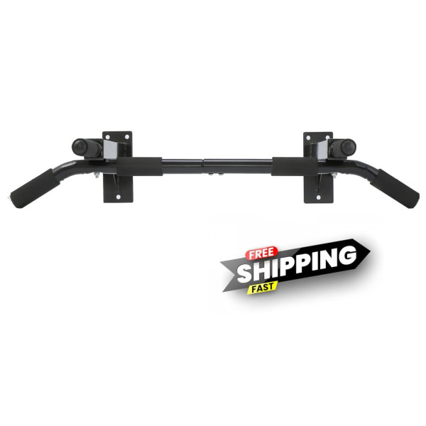Pull Up Bar Wall Mounted Heavy Duty Chin Up Bar Foam Padded Grips for Home Gym
