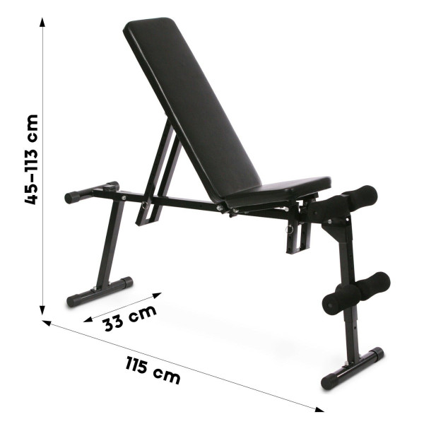 PhysicsÂ® dumbbell bench with weights folding 30 kg dumbbell set training bench-