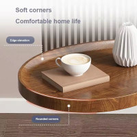 C Shaped Side Table for Sofa Coffee End Tables for Living Room Bedside Tables