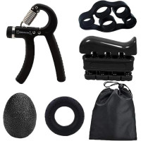 Hand Exerciser Grip Strengthener Set 5 Pcs Forearm Strengthener Wrist Workout