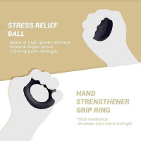 Hand Exerciser Grip Strengthener Set 5 Pcs Forearm Strengthener Wrist Workout