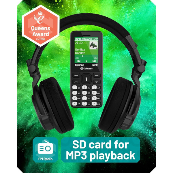 Oakcastle SIM free Unlocked Mobile Phone | Bluetooth | F101 | Brand New