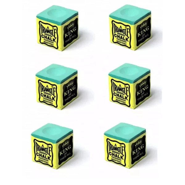 GENUINE TRIANGLE SNOOKER or POOL Cue Tip CHALK - By Tweeten USA in BOX or PIECES
