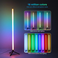 Floor RGB LED Lamp Corner Light Standing Mood Remote Colour Changing Lamp
