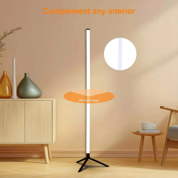 Floor RGB LED Lamp Corner Light Standing Mood Remote Colour Changing Lamp