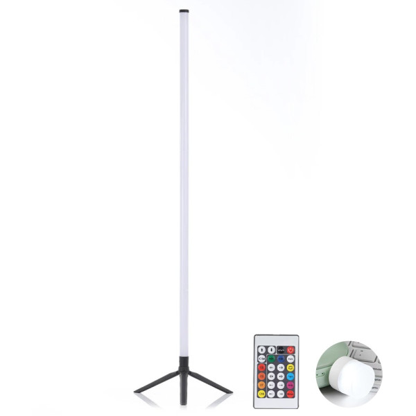 Floor RGB LED Lamp Corner Light Standing Mood Remote Colour Changing Lamp