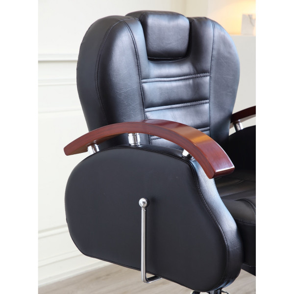 Barber Chair Salon Reclining Beauty Tattoo Shaving Hydraulic Heavy Duty Chairs