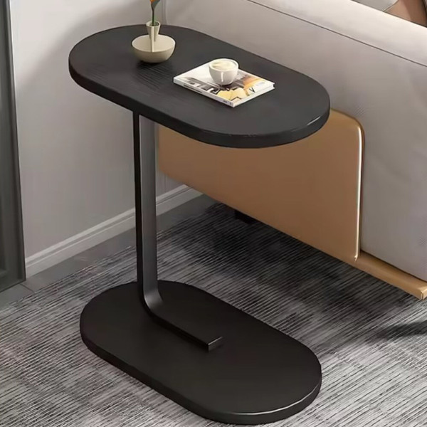 C-Shaped Compact Sofa Side End Table Coffee Laptop Table Living Room Bedroom UK