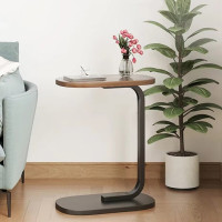 C-Shaped Compact Sofa Side End Table Coffee Laptop Table Living Room Bedroom UK