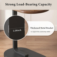 C-Shaped Compact Sofa Side End Table Coffee Laptop Table Living Room Bedroom UK