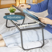 Folding Laptop Table Stand Bed Tray Sofa Lap Portable Computer Desk Breakfast UK