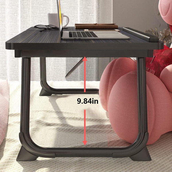 Folding Laptop Table Stand Bed Tray Sofa Lap Portable Computer Desk Breakfast UK