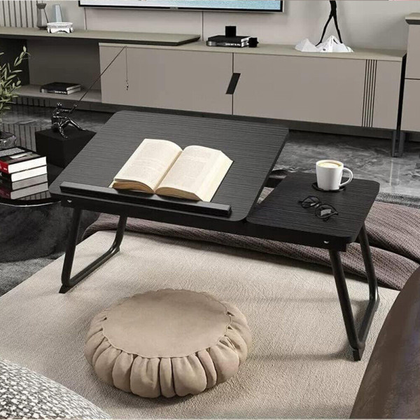 Folding Laptop Table Stand Bed Tray Sofa Lap Portable Computer Desk Breakfast UK